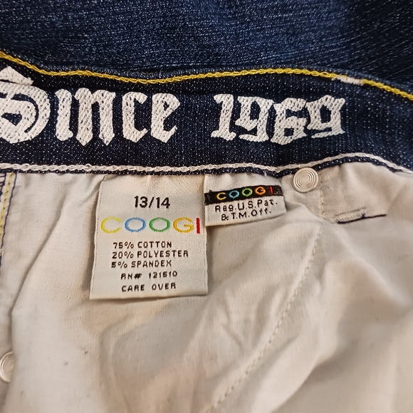 Coogi Embroidered Dark Wash Jeans Sz 13/14 NWOT - Picture 16 of 16